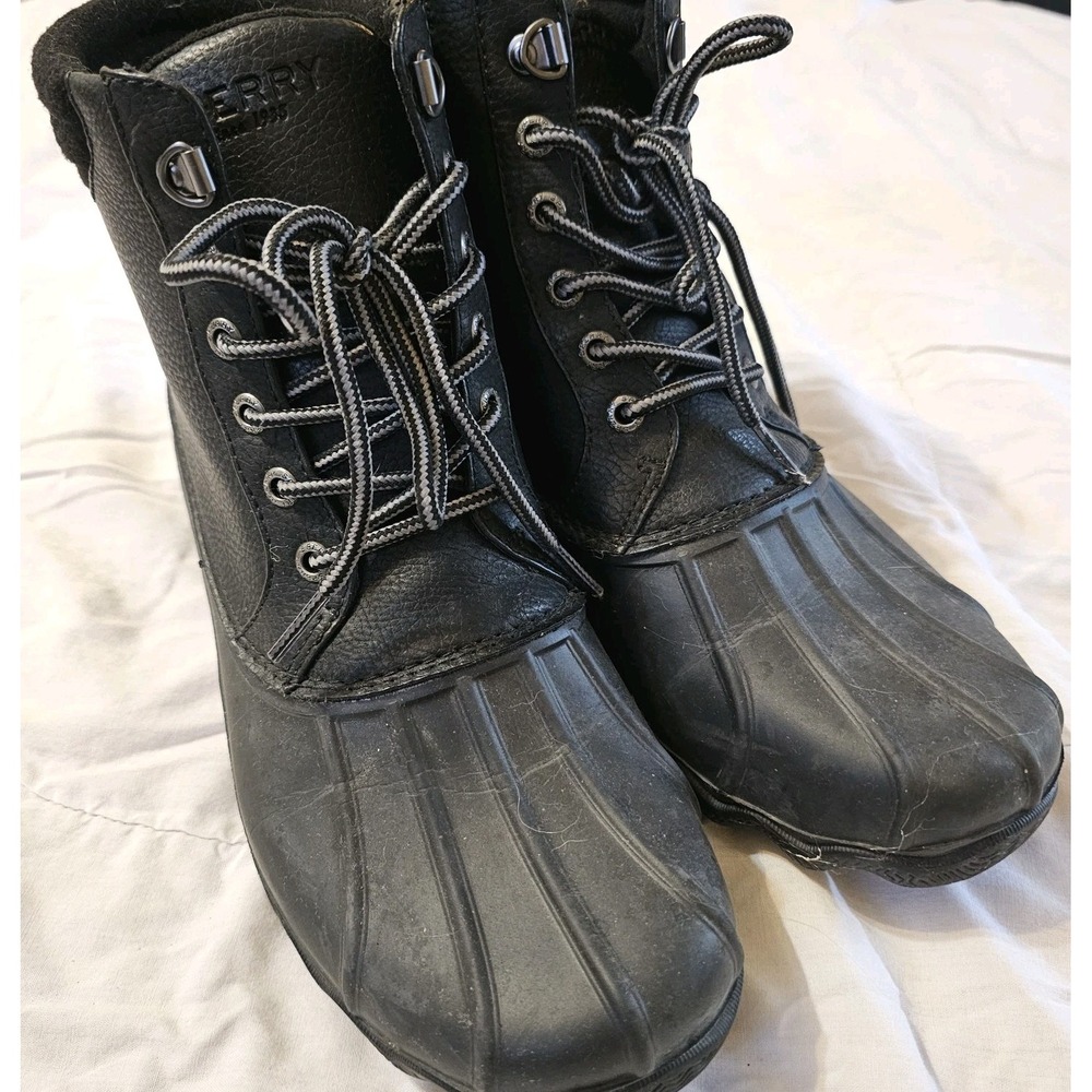 Sperry Top-Sider Men's Seasonal Avenue Duck Boots Black 7.5